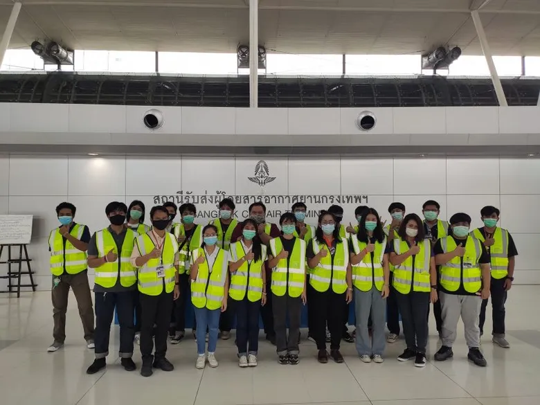 วิศวกรรมระบบราง ม.ศรีปทุม เรียนรู้สู่การปฎิบัติจริง สถานีรถไฟฟ้า Airport Rail Link