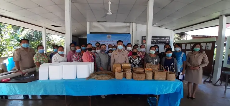 พัฒนาฝีมือแรงงานหนองคาย จัดฝึกเทคนิคการจักสานผลิตภัณฑ์จากกก สร้างอาชีพให้ชุมชน