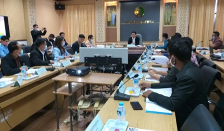 สนพ.หนองคาย ร่วมประชุมการตรวจราชการของผู้ตรวจราชการกระทรวงมหาดไทย