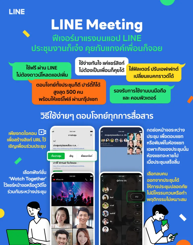 ใช้ฟรีผ่านแอป LINE ไม่ต้องดาวน์โหลดแอปเพิ...