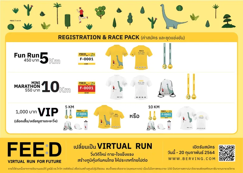 FEED VIRTUAL RUN FOR FUTURE เวอร์ชวล รัน กับ "ซันเต๋อ" งานวิ่งอารมณ์ดีที่ชวนทุกคน "ไปต่อ" ในยุคโควิด-19