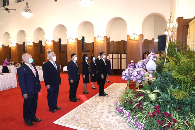 วปอ. 50 ร่วมทูลเกล้าฯ ถวายแจกันดอกไม้ และถวายพระพร สมเด็จพระกนิษฐาธิราชเจ้า กรมสมเด็จพระเทพรัตนราชสุดาฯ