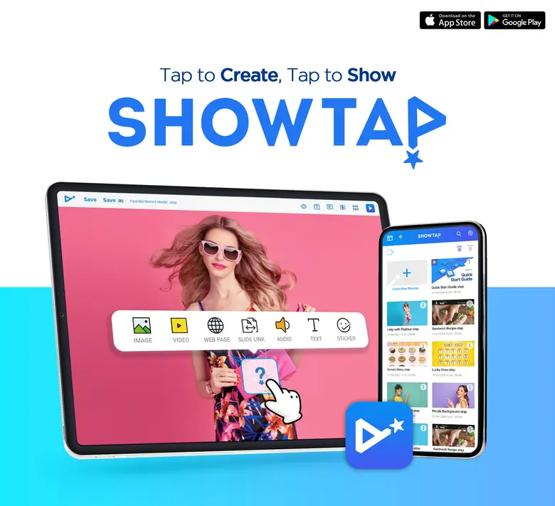 - แอปทำพรีเซนเทชันและแสดงผลงานแอปแรกของโล...