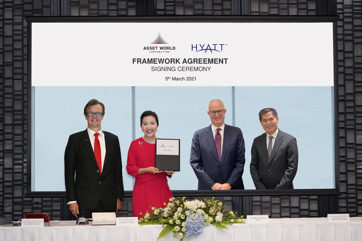 Asset World Corporation and Hyatt sign Fr...