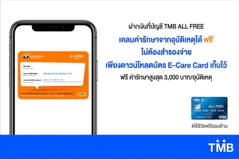 บัญชีออลล์ฟรี จาก ทีเอ็มบี พร้อมออกบัตรปร...