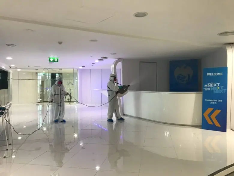 "กรุงไทย" ยกระดับป้องกันโควิด-19 "ขั้นสูงสุด" ปิดตึกพ่นฆ่าเชื้อทุกชั้น