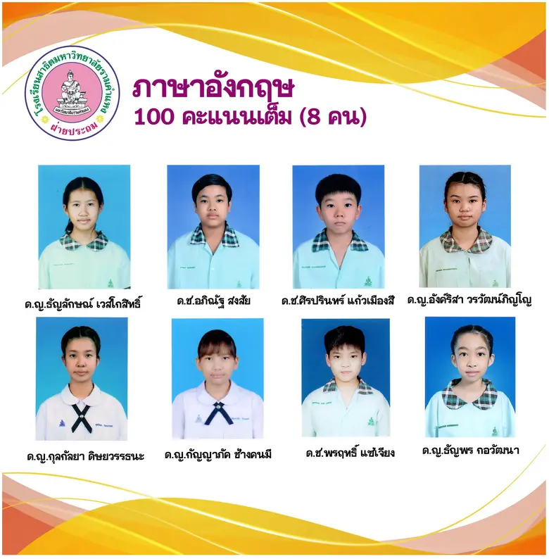 นักเรียนโรงเรียนสาธิตมหาวิทยาลัยรามคำแหง (ฝ่ายประถม...