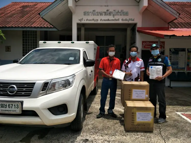 ไปรษณีย์ไทยเดินหน้าส่งตรงอุปกรณ์การแพทย์และสิ่งของจำเป็น ถึง รพ.ทั่วไทย ฟรี!!