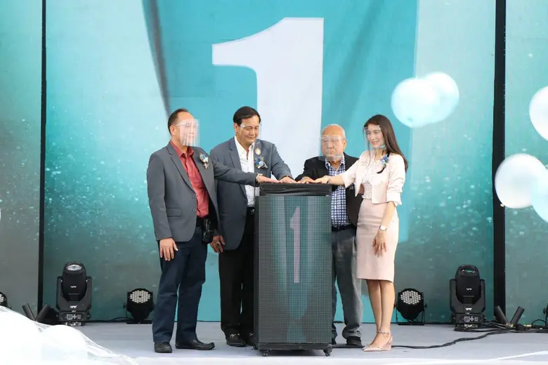 บริษัทเมืองเศรษฐกิจพอเพียง ทำบุญเปิดโรงงาน "SKYMED" ศรีราชา ตามแผนพัฒนาขยายฐานการผลิตพื้นที่ Eastern Seaboard