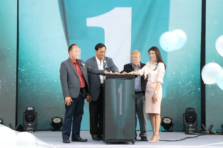 บริษัทเมืองเศรษฐกิจพอเพียง ทำบุญเปิดโรงงาน "SKYMED" ศรีราชา ตามแผนพัฒนาขยายฐานการผลิตพื้นที่ Eastern Seaboard