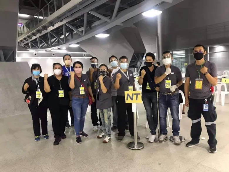 เอ็นที จิตอาสา ณ ศูนย์ฉีดวัคซีน สถานีกลางรถไฟบางซื่อ ร่วมแรงร่วมใจ เพื่อก้าวผ่านวิกฤตโควิด-19 ครั้งนี้ไปด้วยกัน