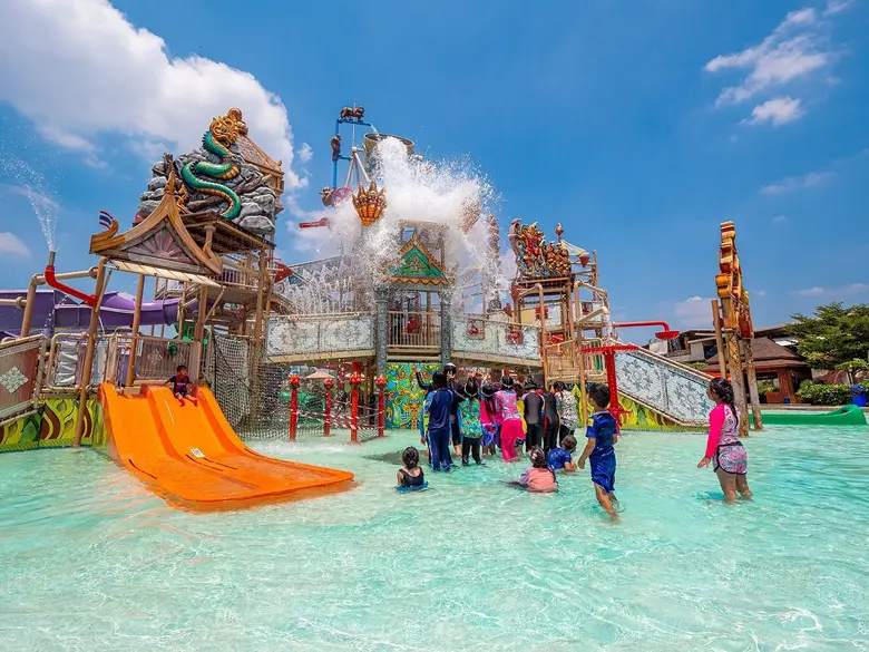 "สวนน้ำรามายณะ พัทยา" (Ramayana Water Par...