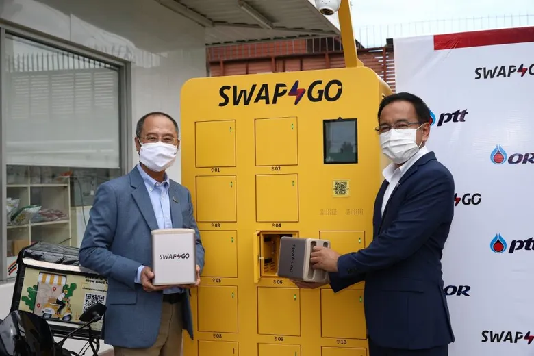 ปตท. จับมือ โออาร์ เปิดตัว Swap & Go สถานีสลับแบตเตอรี่มอเตอร์ไซค์ไฟฟ้า ทางเลือกใหม่เพื่อสังคมเมือง