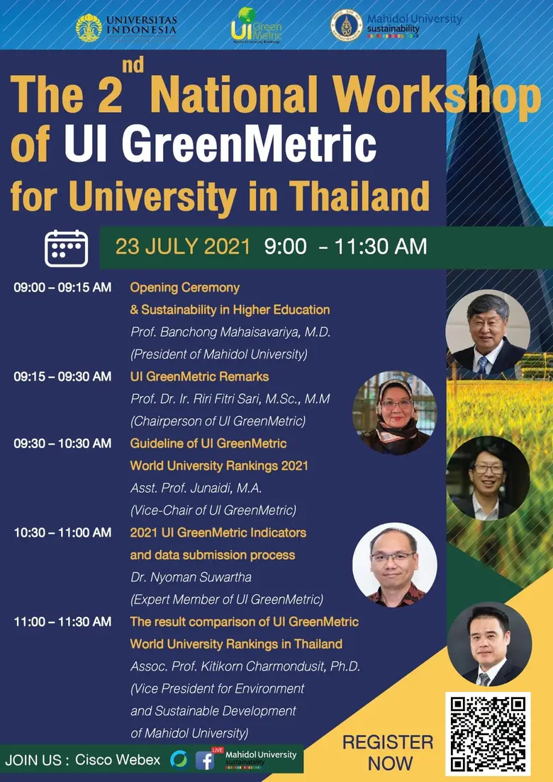 ม.มหิดล ต่อยอดพันธกิจมุ่งสู่มหาวิทยาลัยยั่งยืน "Mahidol for Sustainable Future"