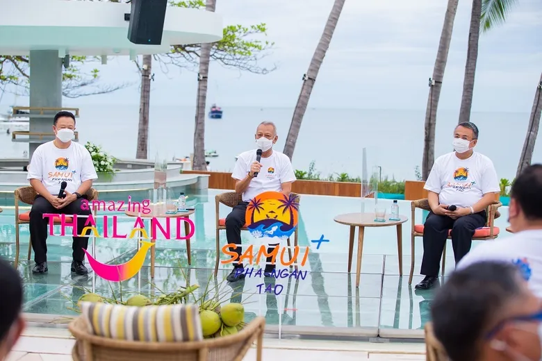 งานแถงข่าวเปิด Samui Plus ณ ซีน บีช คลับสมุย