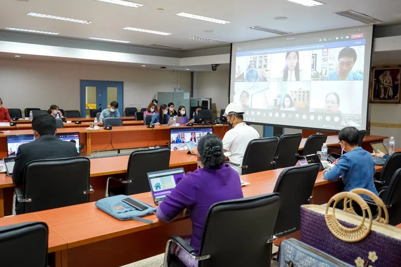 ม.พะเยา ประชุมติดตามผลการดำเนินงานในช่วงสถานการณ์ Covid-19