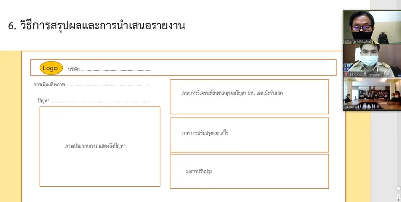 สนพ.พช.ดำเนินการเข้าให้คำปรึกษาครั้งที่ 6 แก่บริษัท สารัชมาร์เก็ตติ้ง จำกัด ผ่านทางระบบออนไลน์ ภายใต้โครงการเพิ่มผลิตภาพแรงงานสู่ SME 4.0 ปี 64