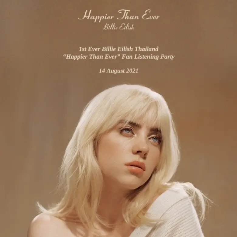 "ยูนิเวอร์ซัล มิวสิคฯ" พาชมคลิป "Billie Eilish" พูดถึงเมนูอาหารไทยสุดโปรด!! พร้อมชวนร่วมงานรวมตัวแฟนคลับ ใน Billie Eilish "Happier Than Ever" Listening Party ครั้งแรกในไทย!!