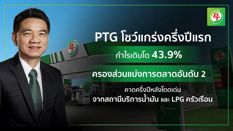 "PTG" ธุรกิจน้ำมันเติบโตสวนกระแส โชว์ผลงา...