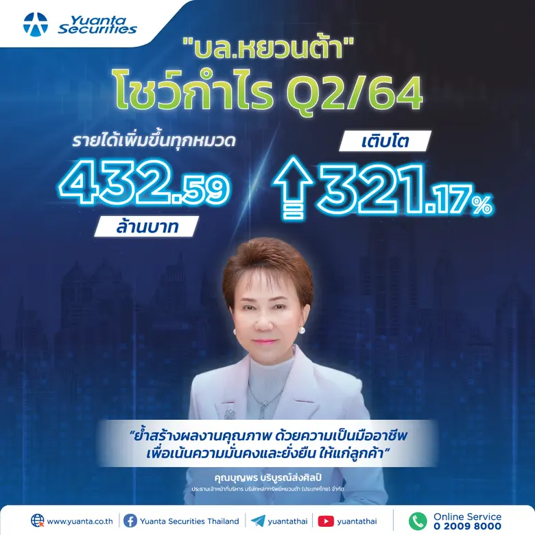 บริษัทหลักทรัพย์ หยวนต้า (ประเทศไทย) จำกั...