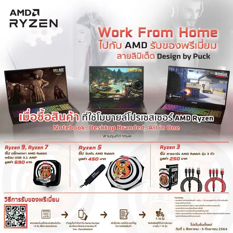 รับฟรี! เกมและของพรีเมียมสุดเก๋ เมื่อช้อป...