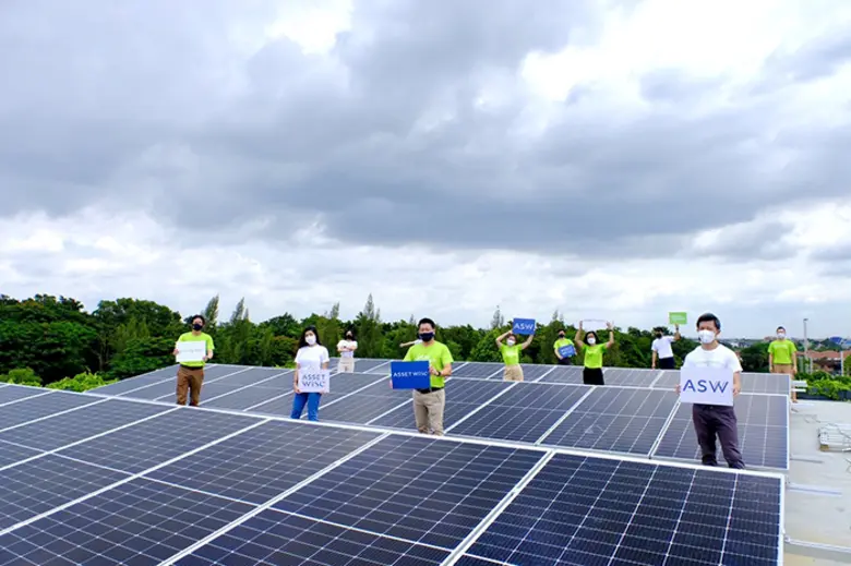 "แอสเซทไวส์" เดินหน้าแนวคิด GrowGreen รุกติดตั้ง Solar Rooftop สร้างพลังงานสะอาด ทั้งสำนักงาน คอมมูนิตี้มอลล์ และโครงการที่อยู่อาศัย