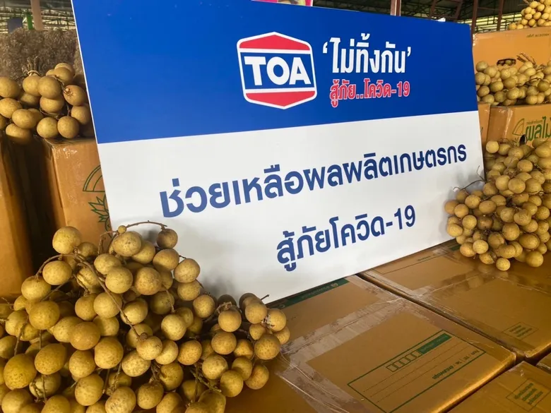TOA ช่วยเหลือเกษตรกรไทย สร้างรายได้สู่ชุมชน สู้ภัยโควิด-19
