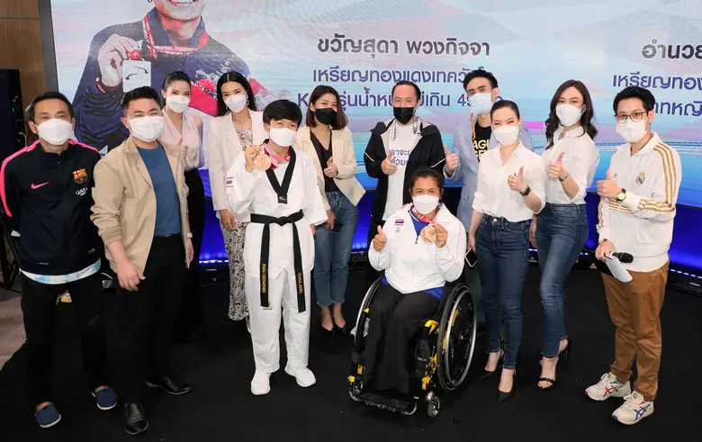 "เนชั่น" แสดงความยินดี "ขวัญสุดา พวงกิจจา" และ "อำนวย เวชวิฐาน" 2 นักกีฬาเหรียญทองแดง พาราลิมปิกเกมส์ โตเกียว 2020 พร้อมมอบเงินสนับสนุน 200,000 บาท