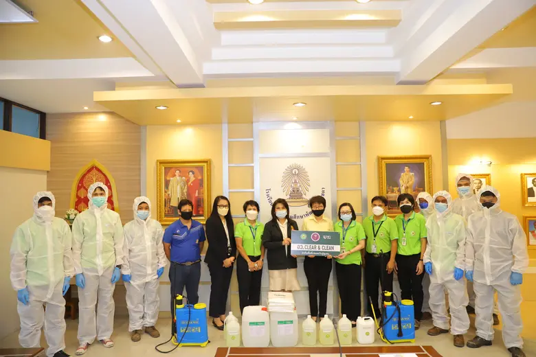 วศ. จิตอาสาทำความดีถวายเป็นพระราชกุศล เพิ่มความปลอดภัย ณ โรงเรียนเตรียมอุดมศึกษาพัฒนาการ รัชดา
