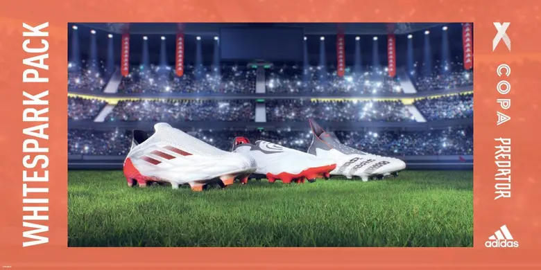 อาดิดาสเปิดตัวคอลเลคชันรองเท้าฟุตบอล "White Spark" เผยมนต์เสน่ห์ที่ดึงดูดทุกสายตาในสนามแข่งขัน
