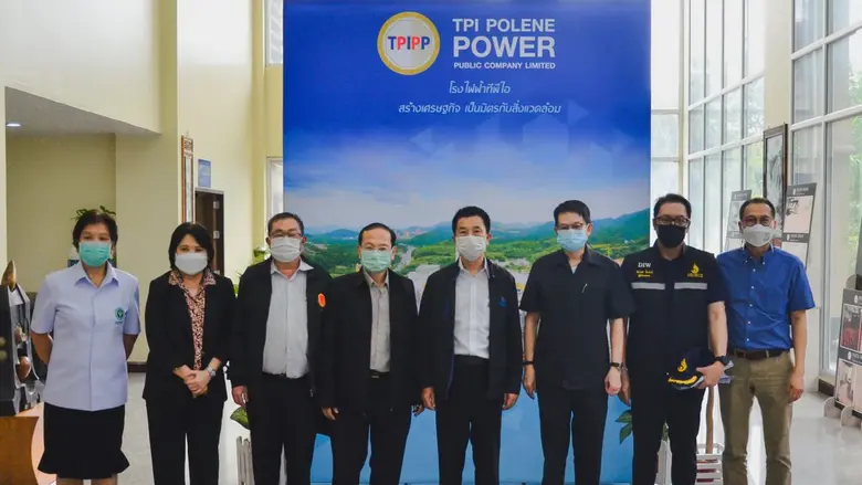 TPIPP ต้อนรับคณะผู้บริหาร กรอ. และสื่อมวลชน  ชมกระบวนการกำจัดมูลฝอยติดเชื้อในเตาเผาของโรงไฟฟ้า