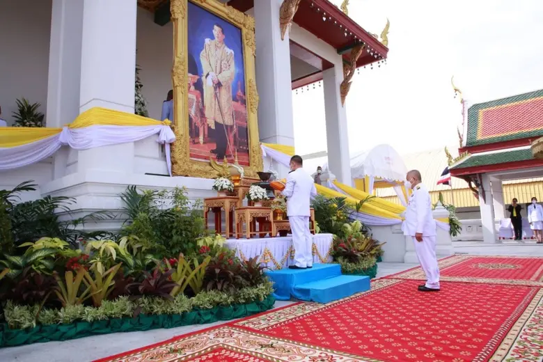 กรมพัฒนาฝีมือแรงงาน อัญเชิญผ้าพระกฐินพระราชทาน ทอดถวาย ณ วัดเจษฎาราม พระอารามหลวง สมุทรสาคร