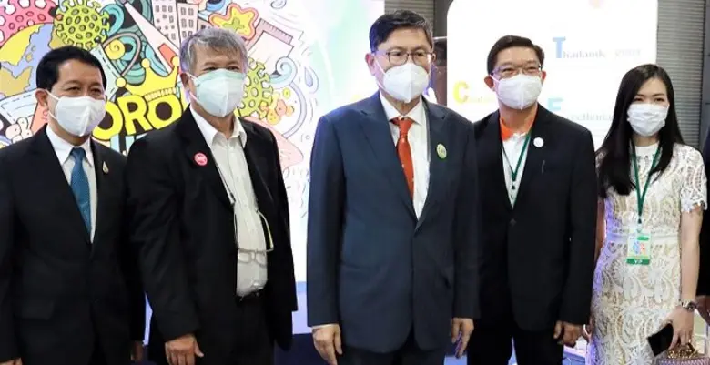 รัฐมนตรีว่าการกระทรวงการอุดมศึกษาฯ ให้เกียรติเยี่ยมชมนิทรรศการบูธทีเซลส์ งานมหกรรมวิทยาศาสตร์และเทคโนโลยีแห่งชาติ 2564