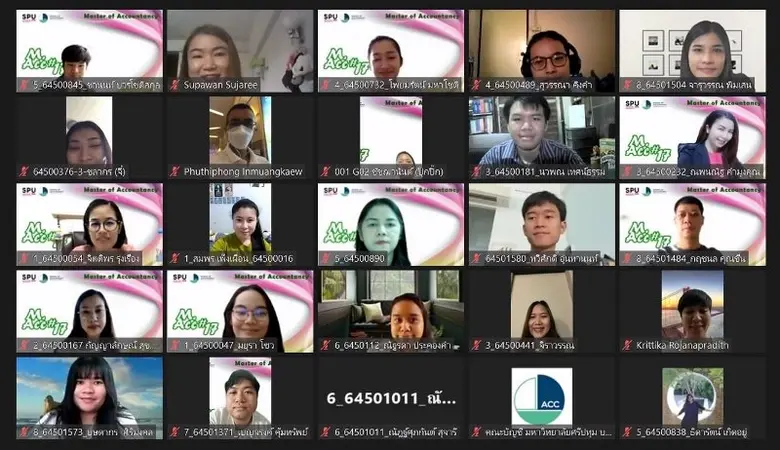 นศ.ป.โท บัญชี ม.ศรีปทุม เรียนรู้ "การวิเคราะห์ความเสี่ยงและแนวทางการบริหารความเสี่ยง"