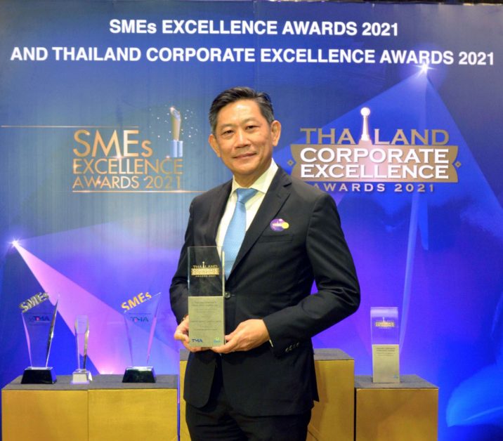 เคาน์เตอร์เซอร์วิส คว้ารางวัล Thailand Corporate Excellence Awards 2021 ประเภท Distinguished Awards สาขาความเป็นเลิศในการบริหารจัดการโดยรวม