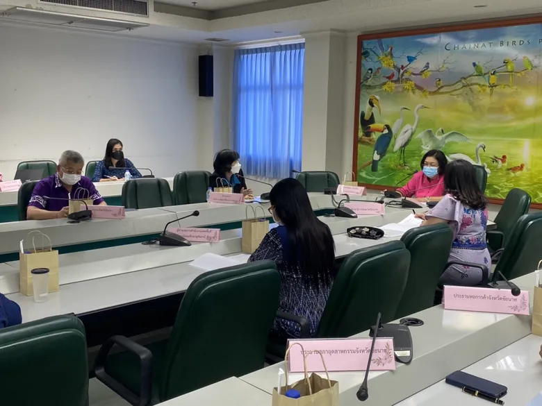 สำนักงานพัฒนาฝีมือแรงงานชัยนาท ประชุมคณะกรรมการขับเคลื่อนโครงการเพิ่มทักษะด้านอาชีพแก่นักเรียนที่ไม่ได้เรียนต่อหลังจบการศึกษาภาคบังคับจังหวัดชัยนาท