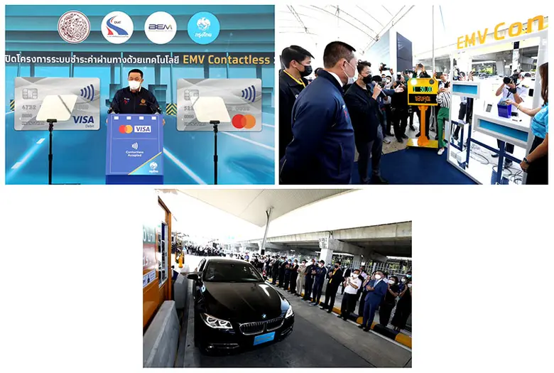 นายศักดิ์สยาม ชิดชอบ เปิดโครงการระบบชำระค่าผ่านทางด้วยเทคโนโลยี EMV Contactless