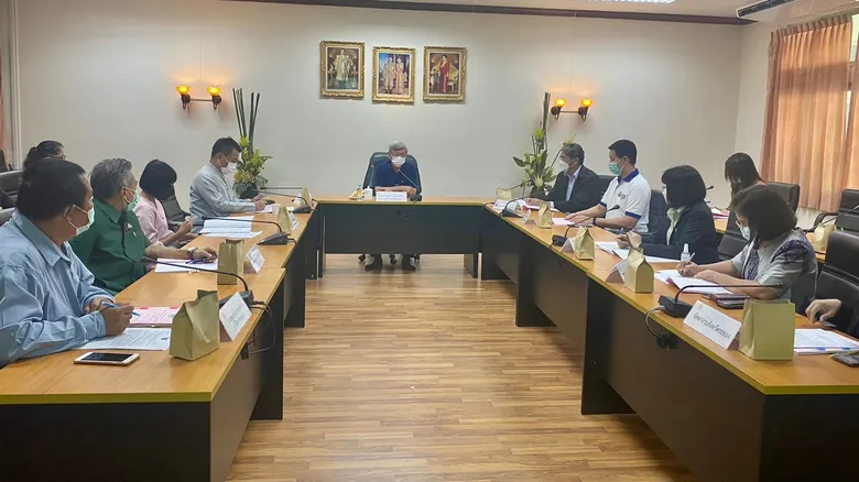 ประชุมคณะกรรมการขับเคลื่อนโครงการเพิ่มทักษะด้านอาชีพแก่นักเรียนที่ไม่ได้เรียนต่อหลังจบการศึกษาภาคบังคับจังหวัดระยอง ปี 65