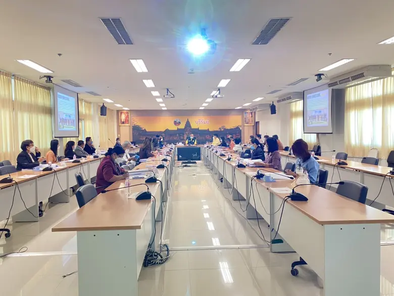 สำนักงานพัฒนาฝีมือแรงงานบุรีรัมย์ จัดประชุม กพร.ปจ. ครั้งที่ 1/2565