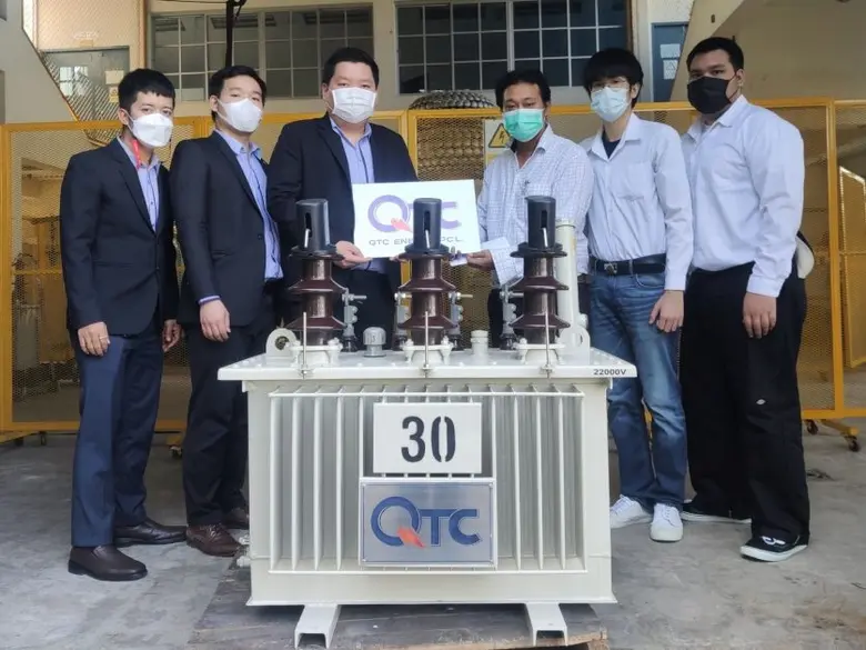 QTC มอบหม้อแปลงไฟฟ้าเพื่อเป็นสื่อการเรียนให้กับ มหาวิทยาลัยเทคโนโลยีมหานคร