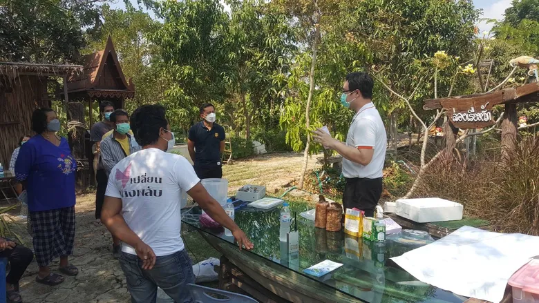 มจพ. ร่วมถ่ายทอดความรู้ด้านเกษตรอัจฉริยะและโมเดลเศรษฐกิจใหม่ BCG แก่เกษตรกรชาวสวนผลไม้ จังหวัดนนทบุรี