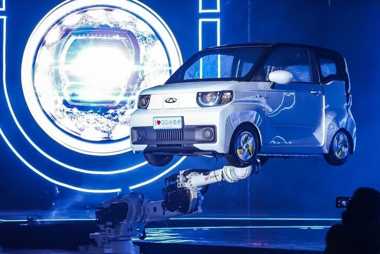 Xinhua Silk Road: Chery เปิดตัวรถยนต์ NEV รุ่น QQ Ice Cream ในงานเทศกาลวัฒนธรรมที่เมืองอู๋หู มณฑลอันฮุย
