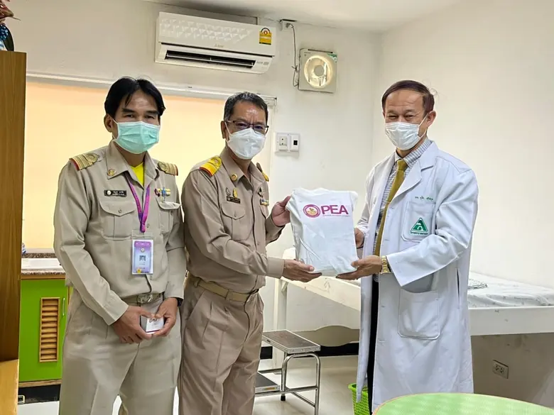 การไฟฟ้าเชียงใหม่ 2 สวัสดีปีใหม่ 2565 รพ.ลานนา