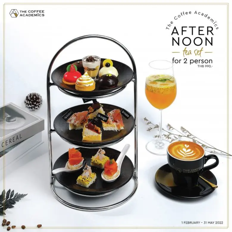 "เดอะ คอฟฟี่ อะคาเดมิคส์" แนะนำชุดน้ำชายามบ่าย อร่อยกับเครื่องดื่มพร้อมเมนูคาวหวานสไตล์ฝรั่งเศส