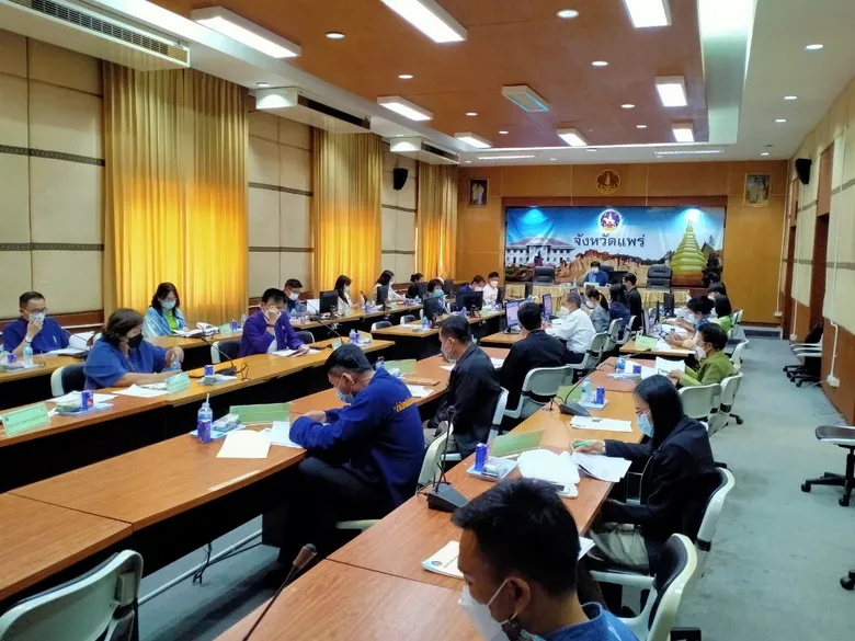 สนพ.แพร่ ดำเนินการประชุมคณะอนุกรรมการพัฒนาแรงงานและประสานงานการฝึกอาชีพจังหวัด (กพร.ปจ.) ครั้งที่ 1/2565