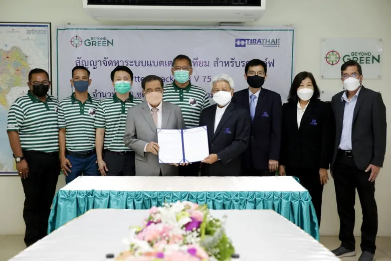 "ถิรไทย" เซ็นสัญญารับคำสั่งซื้อ "แบตเตอรี่ลิเธียม" จำนวน 2.88 MWh จาก "บียอนด์ กรีน"