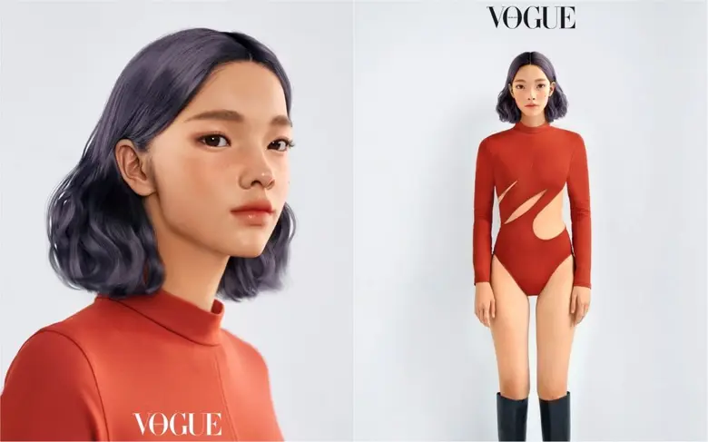 Vogue Thailand ขานรับ Metaverse เปิดตัว 'กะทิ' เวอร์ชวล อินฟลูเอ็นเซอร์ ในฐานะ The Future of Fashion ในงานนิทรรศการครบรอบ 9 ปี