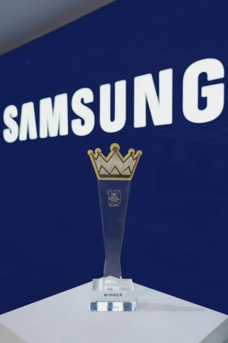 ซัมซุง คว้ารางวัล Best Brand Performance By Facebook สาขา Best Campaign Innovation  จากงาน THAILAND ZOCIAL AWARDS ครั้งที่ 10