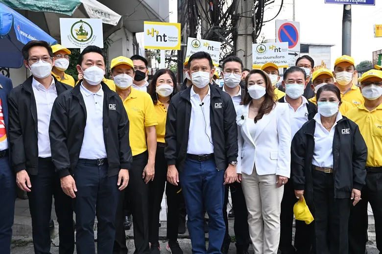 รมว.ดีอีเอส ลงตรวจพื้นที่กลางกรุง เดินหน้าจัดระเบียบสายสื่อสาร ช่วยปรับทัศนียภาพให้สวยงามมีความปลอดภัย หาแนวทางการใช้งานโครงสร้างพื้นฐานโทรคมนาคมร่วมกัน (Infrastructure Sharing)