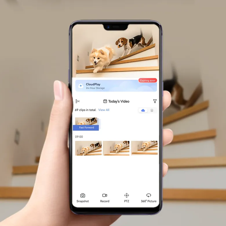 ใหม่!! อีซี่วิซ C6 กล้องสมาร์ทโฮมในบ้านระบบ AI ล้ำสุด ตรวจจับเสียงร้อง-แยกรูปร่างมนุษย์ สัตว์เลี้ยงได้อย่างชาญฉลาด-โทรออกทันทีเพียงโบกมือ